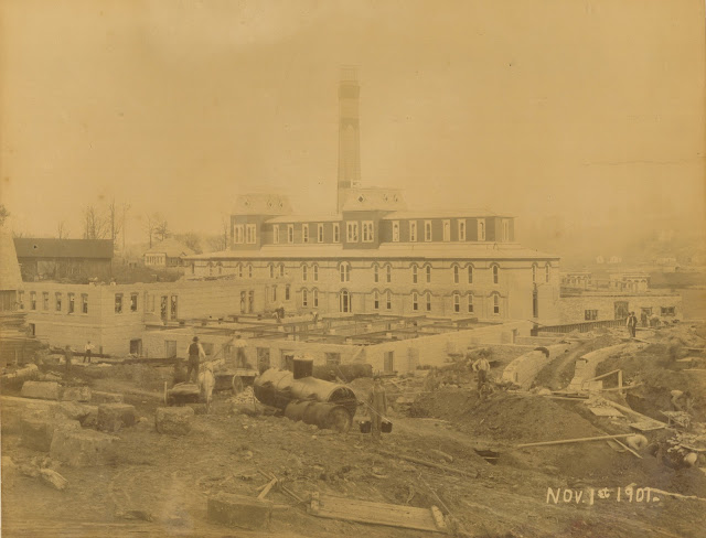 Construction at West Baden 1901