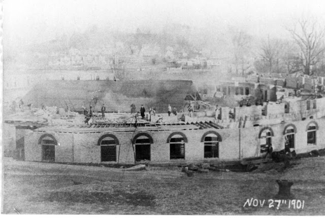 Construction at West Baden 1901