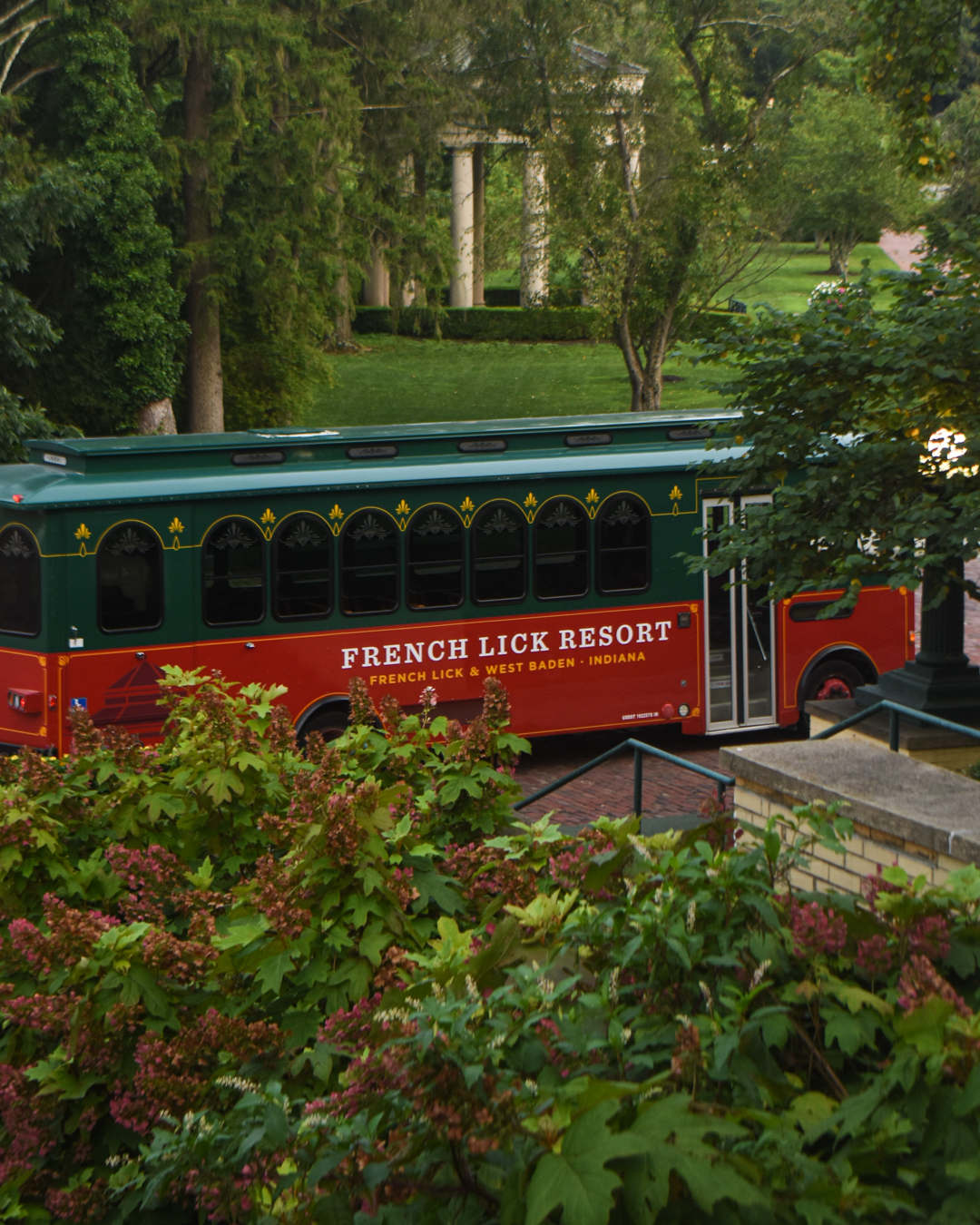 a bus on a road