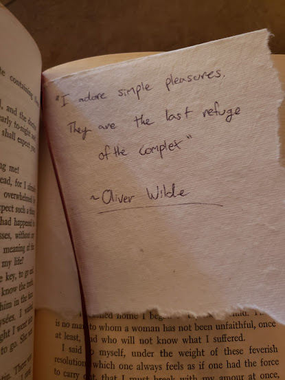 Oliver WIlde quote