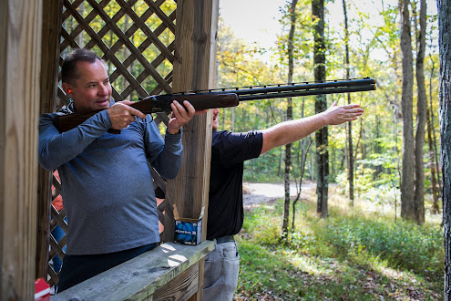 Skeet shooting at French Lick Resort