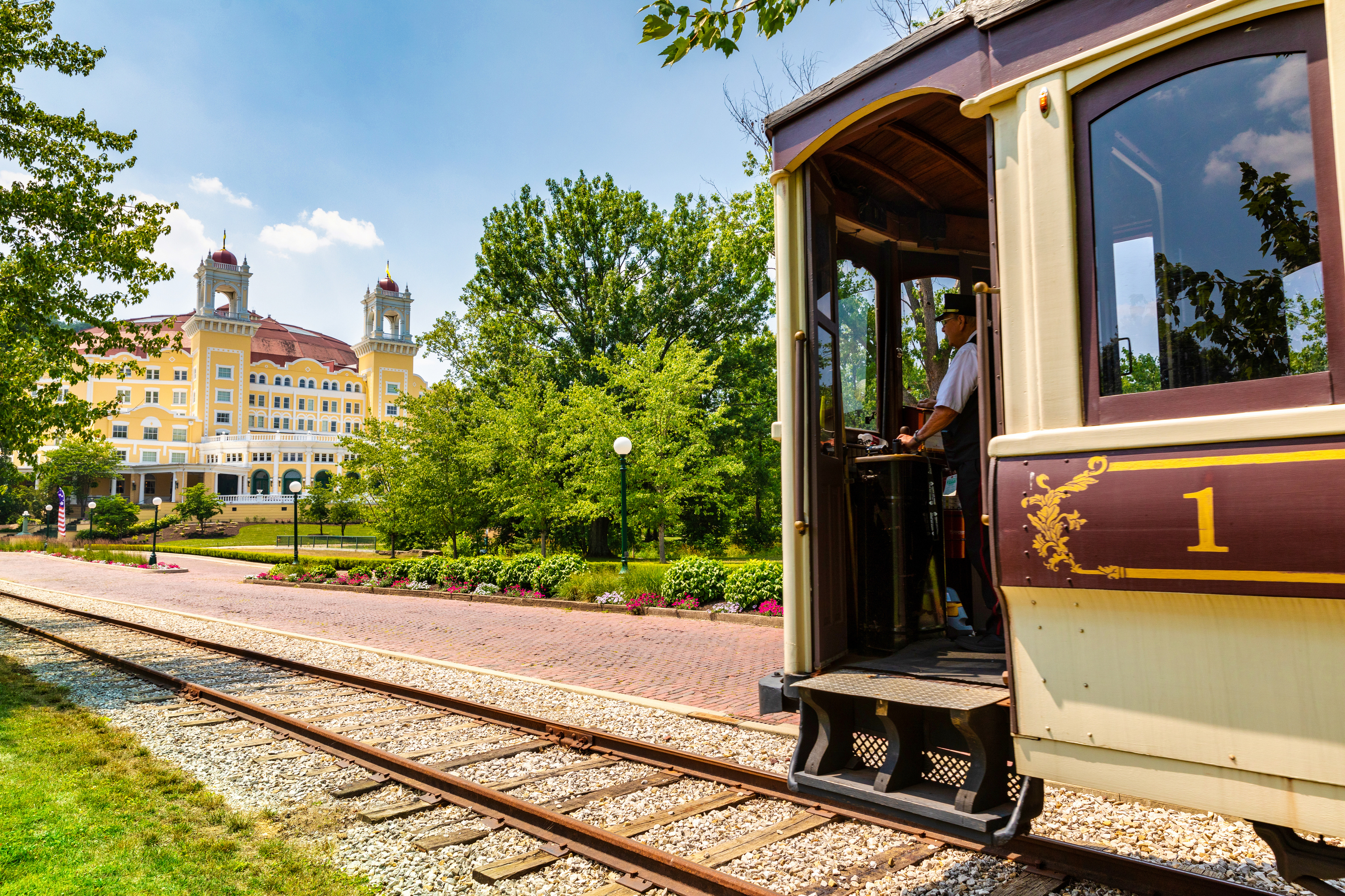 a train on the tracks