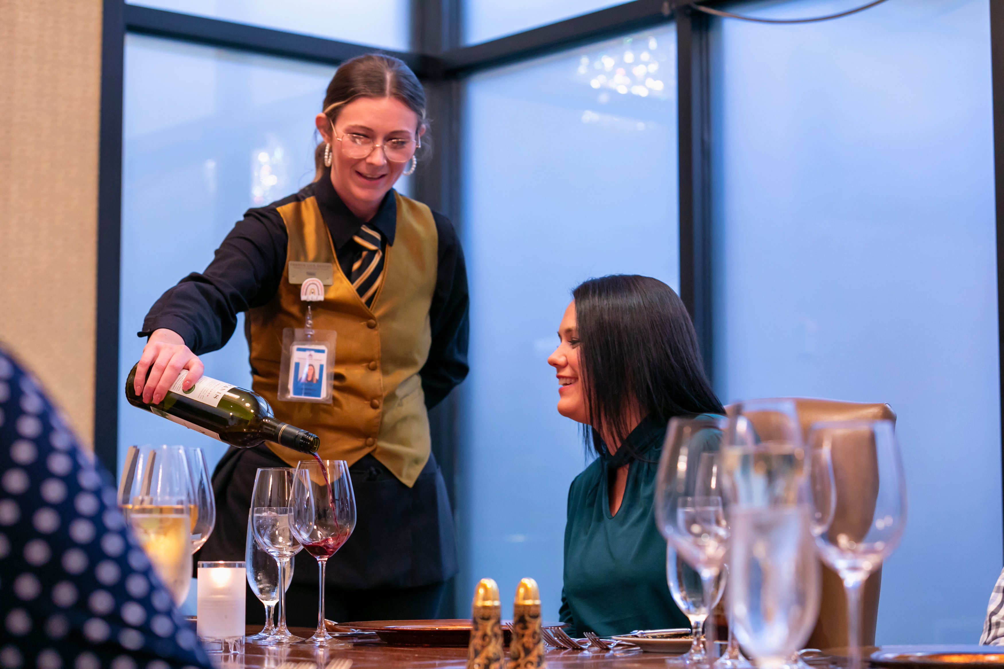 Wine Service at Table One