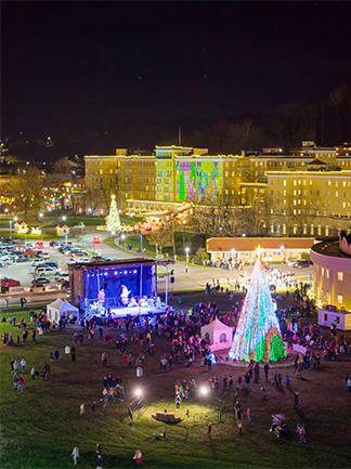FRENCH LICK SPRINGS HOTEL TREE LIGHTING