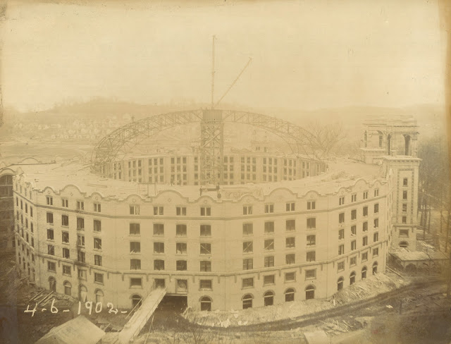 Construction at West Baden 1902
