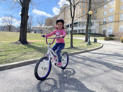 Child on bike