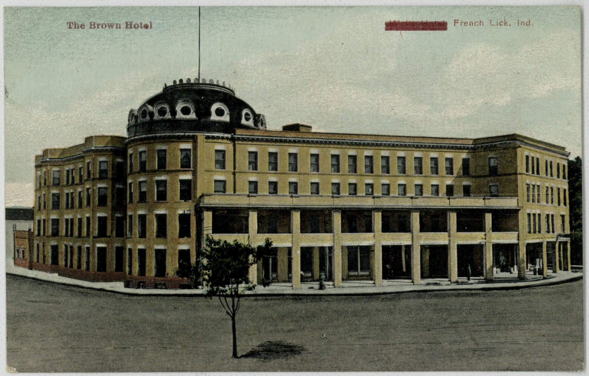 a large building with a dome roof