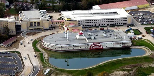 original French Lick Casino "boat" design