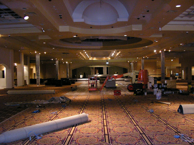 Interior of French Lick Casino Construction