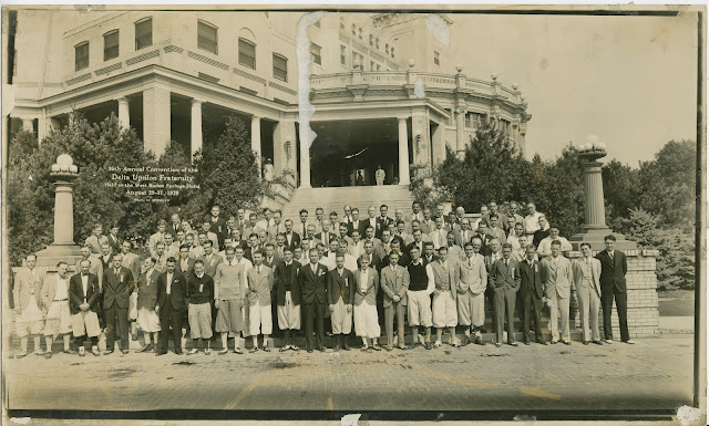 Delta Upsilon fraternity, dated August 1929.