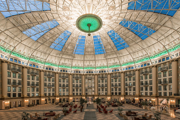 Interior of West Baden Springs Hotel