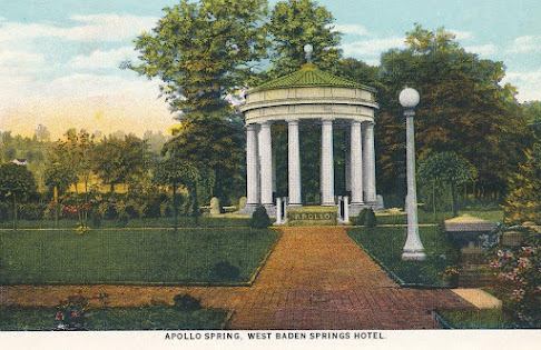 postcard of Apollo Spring
