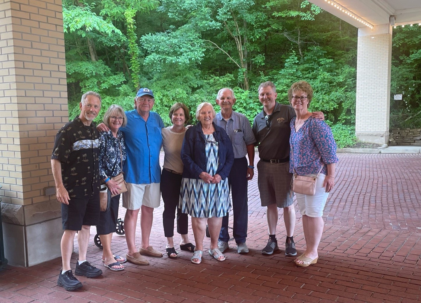 a group of people posing for a photo