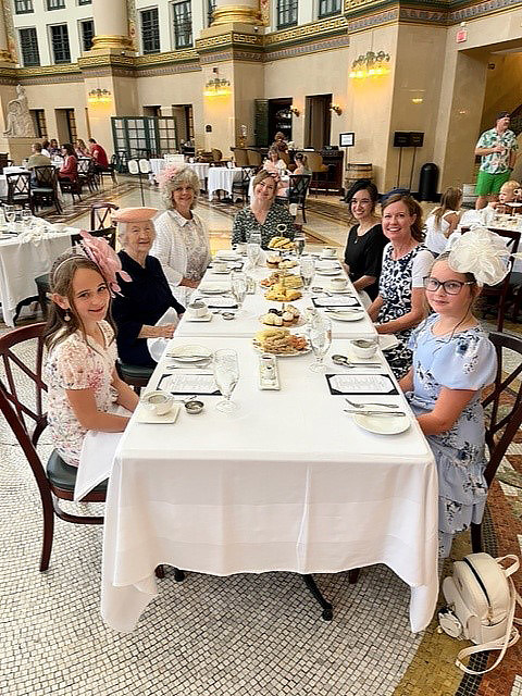 Afternoon Tea at West Baden Springs Hotel