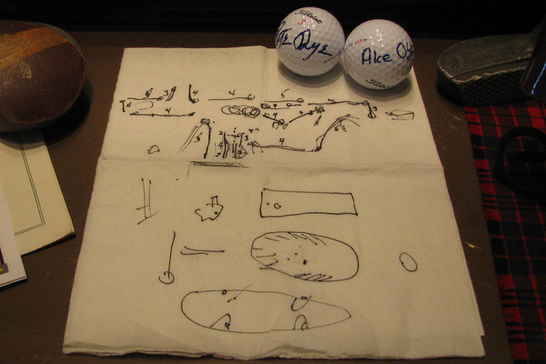 Pete Dye Napkin