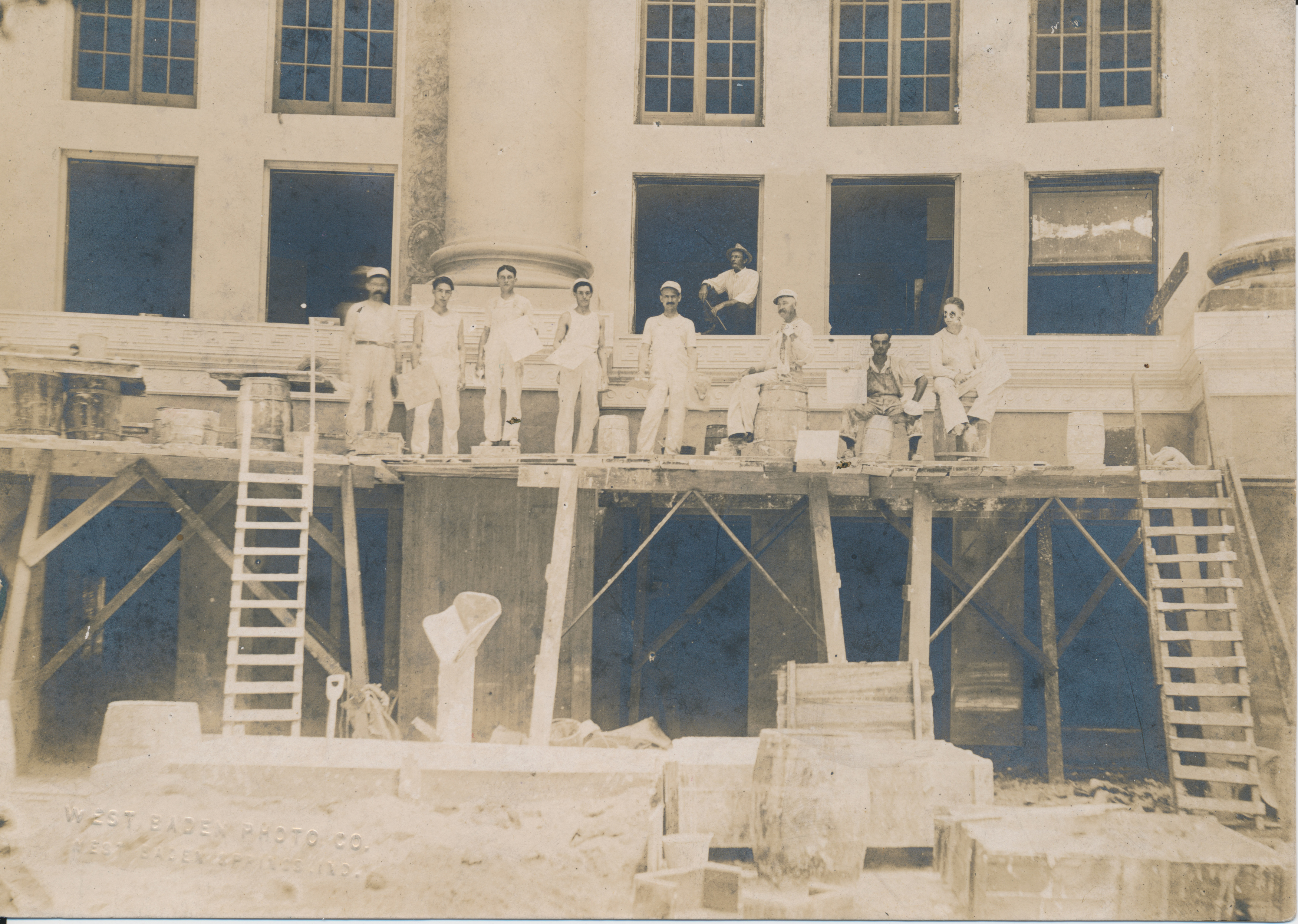 Building of West Baden Springs Hotel