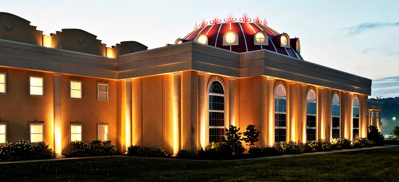 a building with a dome on top