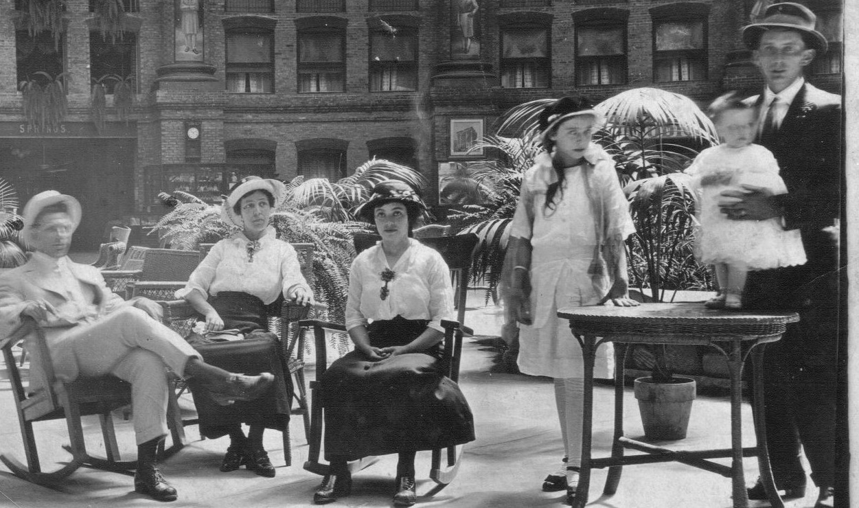 a group of women sitting on chairs