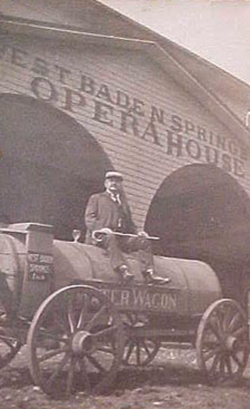 Historic west baden springs opera house photo